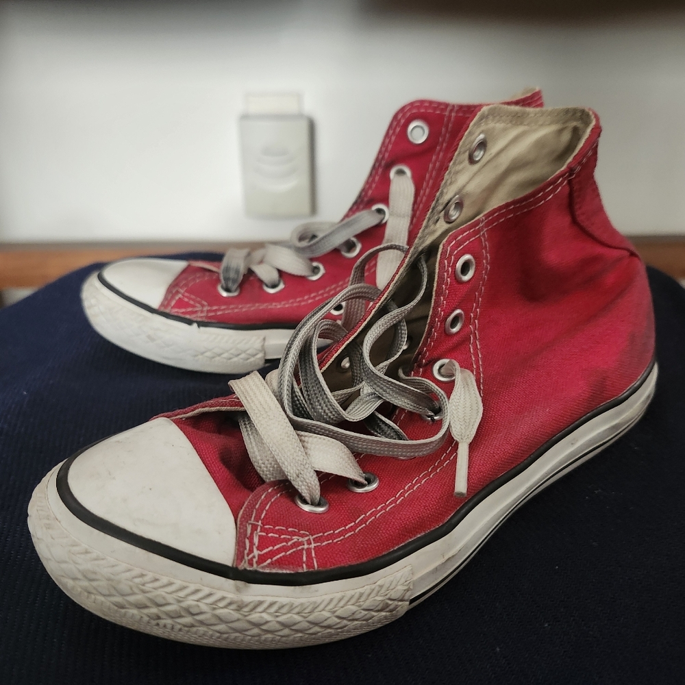 Red High-Top Converse!
